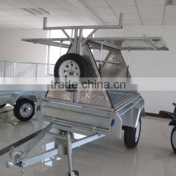 7x5 Trailer Aluminum tradsman top