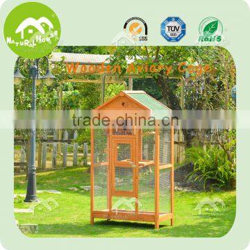 Wooden bird aviary, decorative bird cages