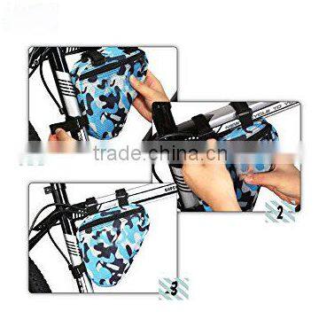 Bicycle Triangle Bag Bike Frame Front Top Tube Triangle Bag Pouch Quick Release Non Sliding IPhone Samsung Storage Durable photo-2