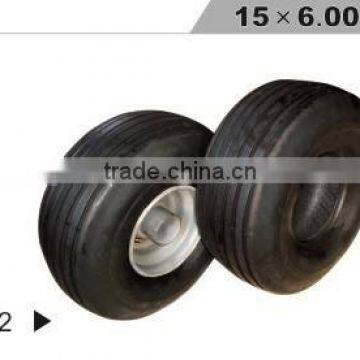 15x6.00-6 Lawn Mower Wheel Tubeless Hand Truck Wheel Golf Cart Pneumatic photo-3