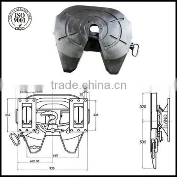 90 mm Casting Steel Heavy Duty Truck and Trailers king pin fifth wheel coupling