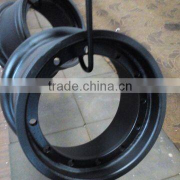 Newest 8.00-15 Jiujiu 3 pcs Otr steel wheel for solid tire