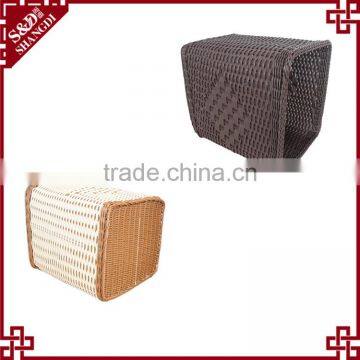 Handwoven Fashion Plastic Washing Basket for Hotel and Household Dirty Clothes photo-2