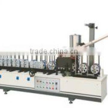High stability woodworking machine BF450B Profile Wrapping Machine for Hot Melt Glue