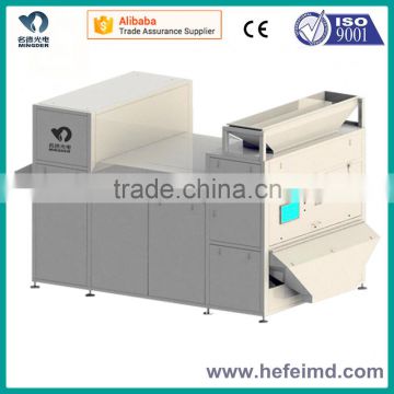 CE & ISO Certification industrial CCD color sorter for plastic flakes, rubber, glass, salt, quartz,riverstones