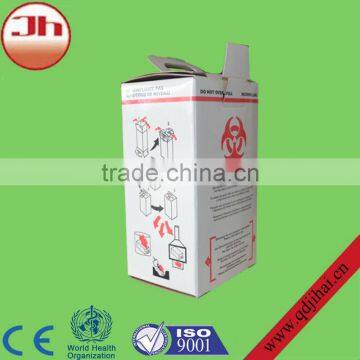 top selling products in alibaba cardboard box used sharps for medical waste