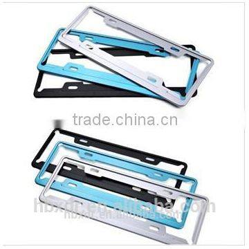 New design Car License Plate Frame Aluminium Alloy License Plate Frame