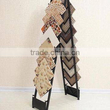 Hot Sale! Customized Floor Metal Tile Showroom Display Stand