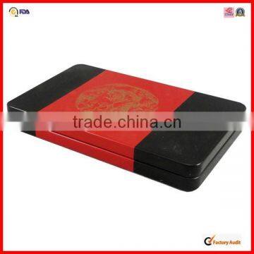 Flat Lid Empty Square Packing Tea Tin Can photo-2