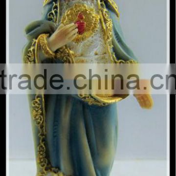 Religious resin lady figurine sculpture