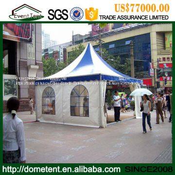 Used hexagon swimming pool cover awning tent sukkah tent for outside events