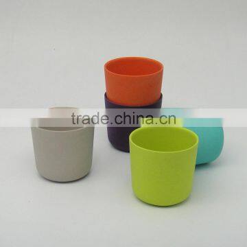 popular biodegradable eco friendly bamboo fiber kid's cup