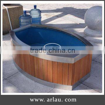 Arlau large flower pots wholesale, wooden plant containers