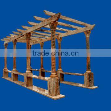 Hand Carved Garden Pavilion Garden Gazebo Garden Outdoor Decoration photo-2