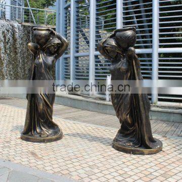 Landscape Bronze Lady Sculpture photo-2