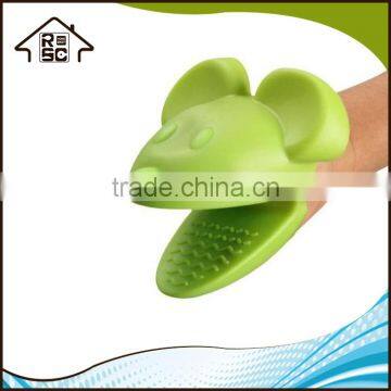 NBRSC Heat Resistant Mouse Silicone Kitchen Oven Baking Glove Pot Mitt Tool Holder photo-4