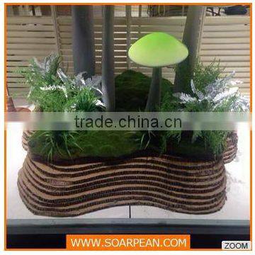 Bespoke Large Christmas Decorative Artificial Fiberglass Mushroom photo-2