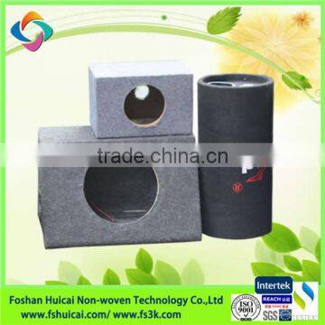 Black and Gray Color Non Woven 100% Polyester Speaker Carpet, Sound Box Carpet photo-6