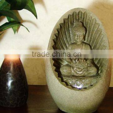 Buddha Tabletop Fountain With LED Light photo-2