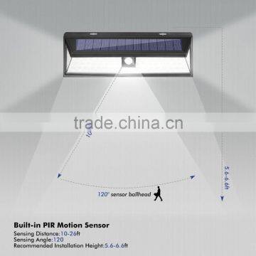 PIR Sensor Motion Light Bright Outdoor Garden Led Lights Solar Motion Activated Outdoor Wall Light