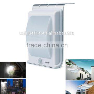 UniqueFire 16 led motion sensor wall solar garden lights outdoor solar lamp