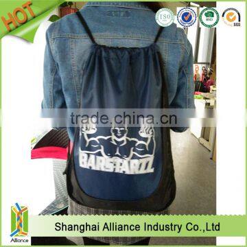 China Supplier New Products Cheap Drawstring Backpacks With Zipper Pocket photo-4