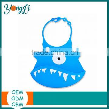 Wholesale Cheap Organic Best Baby Bibs with Food Pocke Silicone Baby Bib