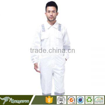 European Two Piece Painters White Overalls Work