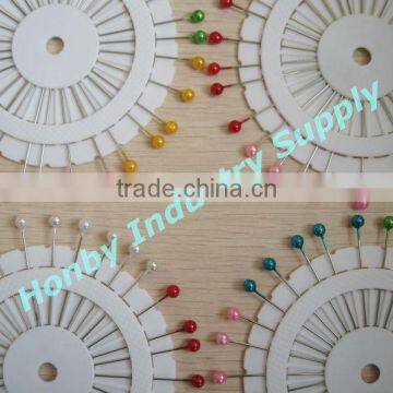 Home decor round shaped decorative pearl head pin