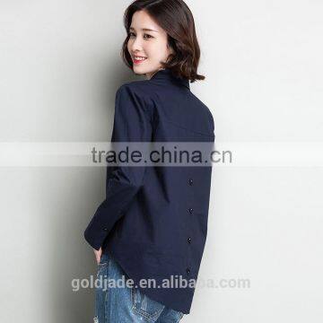 2017 Latest Fashion Design Women Casual Shirt Blouse Women Summer photo-4