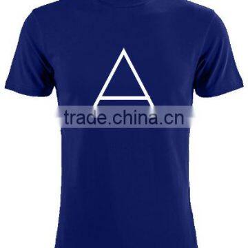 2016 100% Cotton T Shirt Print With Triangle Hugo Summer Style Short Tee photo-4