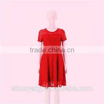 OEM Service Hollow Mesh Dress Ladies Party Dress photo-2