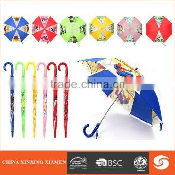 2017 new style fasion cheap rain kids umbrella