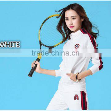 2015 Fashionable High Quality Running l Embroidered Design Women Sportswear