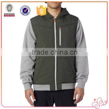 2016 new style heavy fleece nylon jacket hoodie men