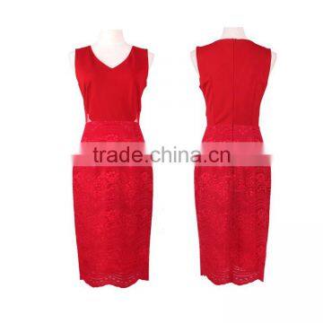 Maxnegio Fashion Lace Bodycon Dress Manufacturer for Girl photo-3