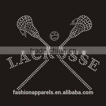 Wholesale Cheaper Custom Lacrosse Hotfix Rhinestone Crystal Ball for Cloth photo-2