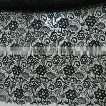 Machine Crochet Cotton Lace Fabric With 120cm Width photo-2
