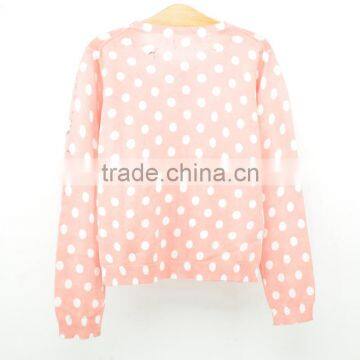 Fancy Cardigan Girl Print Kids Sweater Clothes photo-2