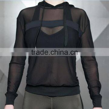 In the Gym mesh long sleeve custom mesh t shirt for women from china suppliers