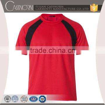 Breathable Custom Contract Color Decoration Crew Neck t- Shirt for Men photo-2