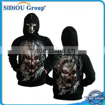 Good Quality Allover Print 3D Hoodies with Zipper-up