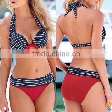 Sexy Backless Push up Bra Set Bikini