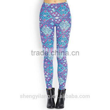 womens full printed sportswear,yoga wear skinny pencil colorful leggings/pants/trousers