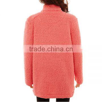 Wholesale Monogram Sherpa Fleece Woman Pullover Sweater photo-3