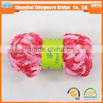 2016 Chinese Popular Colourful Polyester Fdy Yarn With 50g Ball for Knitting by Hand photo-4