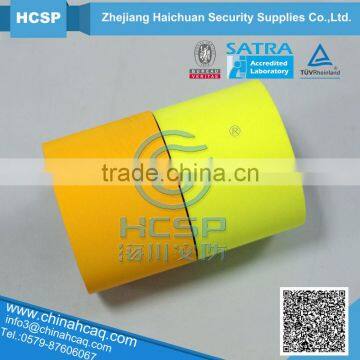 Color light fluo-yellow retro reflective fabric tape for garments