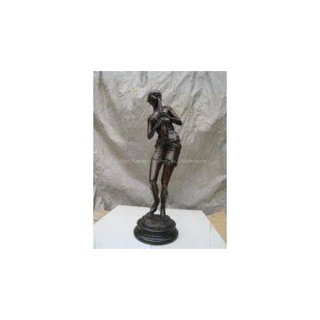 Bronze Hunting Sculpture for Home Decoration photo-3