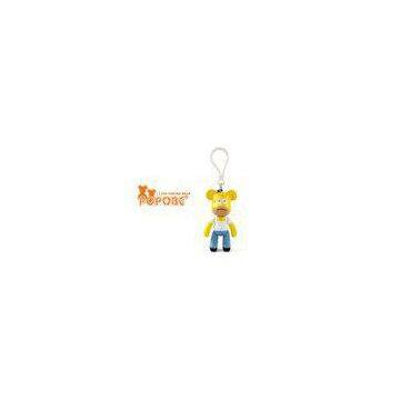Typical Cartoon Character PVC POPOBE Bear Keychain Children Bag Accessories