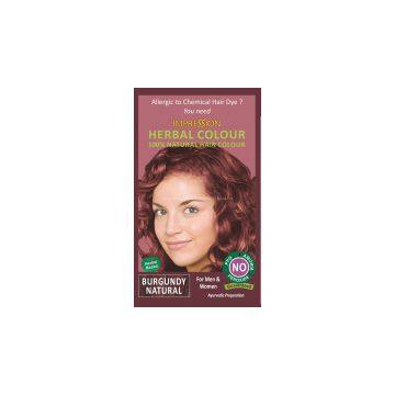 100 % Natural Herbal Hair Colour - Burgundy Natural